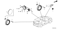 39122SYA000-Seal cap-speaker