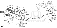 01464T6DH02-Hose set, r. fr. brake