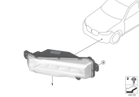 63177406366-Fog lamp LED rh