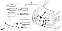 32112T70H00-SUB CORD, FR. BUMPER & CORNER SENSOR