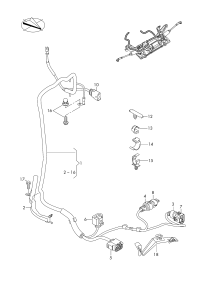 Harness, for electronic mechanical steering booster