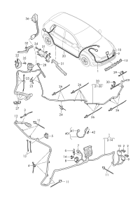 1J0906029-Bracket, connector