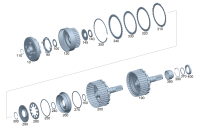 7259811610-Spacer assy-axial needle roller