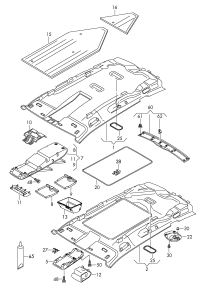 7N0861821-Bracket, mesh bulkhead