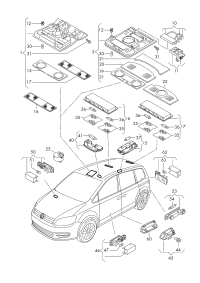 1K8947133F-Baffle, interior lamp