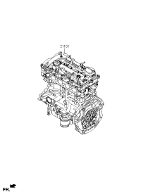 17WA12EW00-Engine sub assy