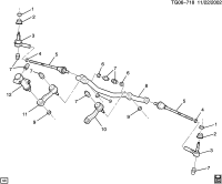 ARM KIT,STRG LNKG IDLER(INCLS 7,9,12)(ACDelco #19178433)(T/W 19168944 4-GROOVE O