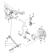 1K0511409BE-Bar, stabilizer