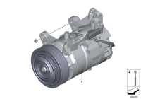 64526994082-Ac compressor with magnetic clutch