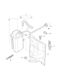 1J0130325B-Bracket-fuel tube
