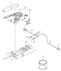 1K0711315-Bracket, center console