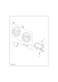 C00021841-Module assy, front passenger air bag