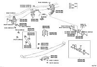 0448336120-SHACKLE KIT, REAR SPRING, RH/LH