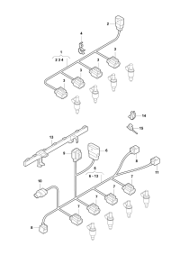 06L971627AA-Motor harness