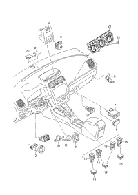 5K0959839B-Switch assy-auto start