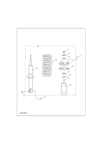 C00061462-Plate, front shock absorber spring, upper
