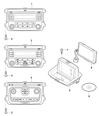 18D035186G-Car radio CD player MP3 player lighting: