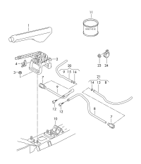 1K0711303M3Q7-Rod assy-hand brake