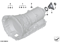 24008743412-Repair kit output flange
