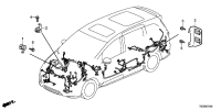 32126T6AJ00-Bracket, eps sub harness