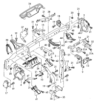 1K1858045Q-Member, instrument panel cross