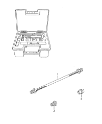 1K0611745-Tube, brake, rolled, pull out length: