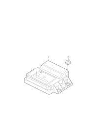 3AA907801J-Control unit, for electro-mechanical parking brake