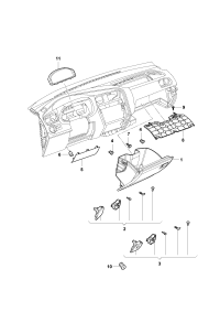 34D857097-Glove box assy