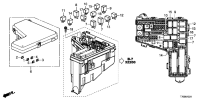 38256T71H01-Cover, relay block upper