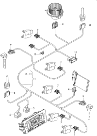1K1971566AN-Harness, electronic control air conditioner