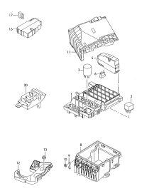 8J0937503-Holder-relay