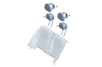 20697026009D88-Headrest assy