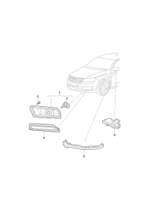 3VD941699A-LED fog lamp