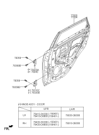 77003D8000-Panel assy-rear door, lh