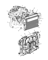 55116858AA-RADIATOR ENGINE COOLING