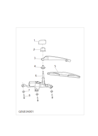 C00174541-Cap-rr wiper arm cover