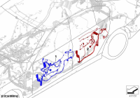 61125A1F8A3-Wiring harness-dr driver