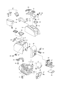 1K0863323R-Engine room console