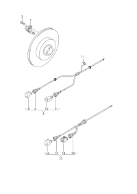 7E0927904A-Harness, speed sensor