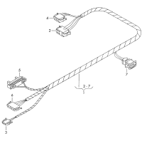 18D971566C-Wiring harness, for heater control unit