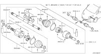 39101JX30A-SHAFT ASSY FRON