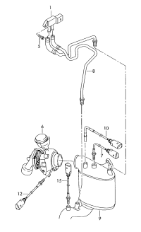 076906051B-Differential pressure sensor diesel particulate filter fitting pair:
