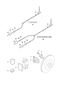 000979132EA-1 set of single wire, each with 2 gold-plated contacts, bagged with 5 pieces of ordering unit 5