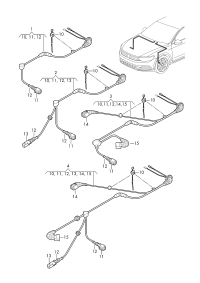 5G0927903AL-Harness, speed sensor