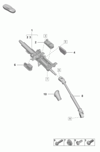 992419506F-Steering column lock