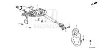 53200TLYH11-COLUMN ASSY,STRG
