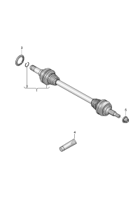 971501201P-Shaft, half swing