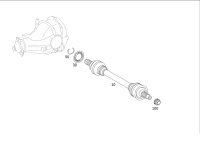 2133507900-Shaft, rear axle
