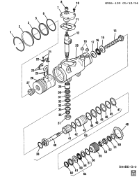 26057638-SEAL KIT,S/GR PIT SHF(30,31,31,32,33,35)(INCLS SEALS, WASHER & RING)