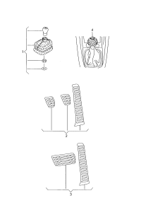 1K1064205-1 set pedal